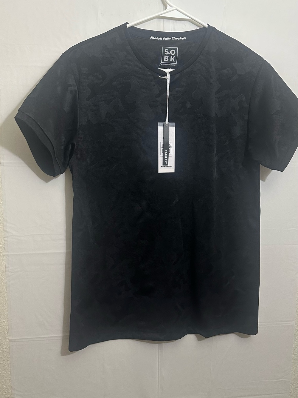 SO Black Camouflage-Texture Short Sleeve Tee
